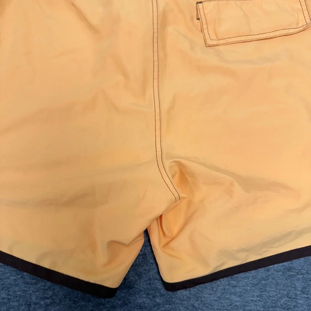 Mooloolaba Women Swim Trunks‎ Board Shorts Drawstring Peach Brown Beach Trim L